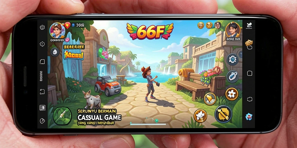 Screenshot gameplay 666F menampilkan aksi seru dalam permainan Casual.