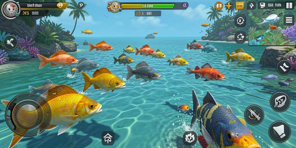 Gameplay seru Tembak Ikan di 66K yang penuh tantangan.