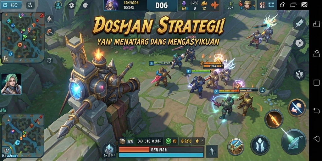Tampilan gameplay D06 yang menegangkan dan strategis.