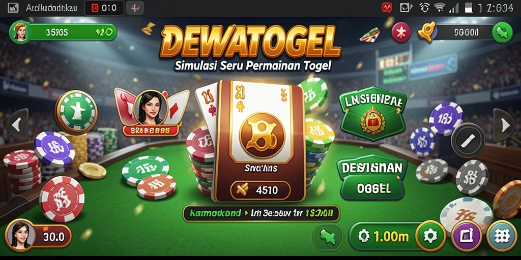 Screenshot gameplay <strong>DEWATOGEL</strong> menampilkan keseruan permainan togel.