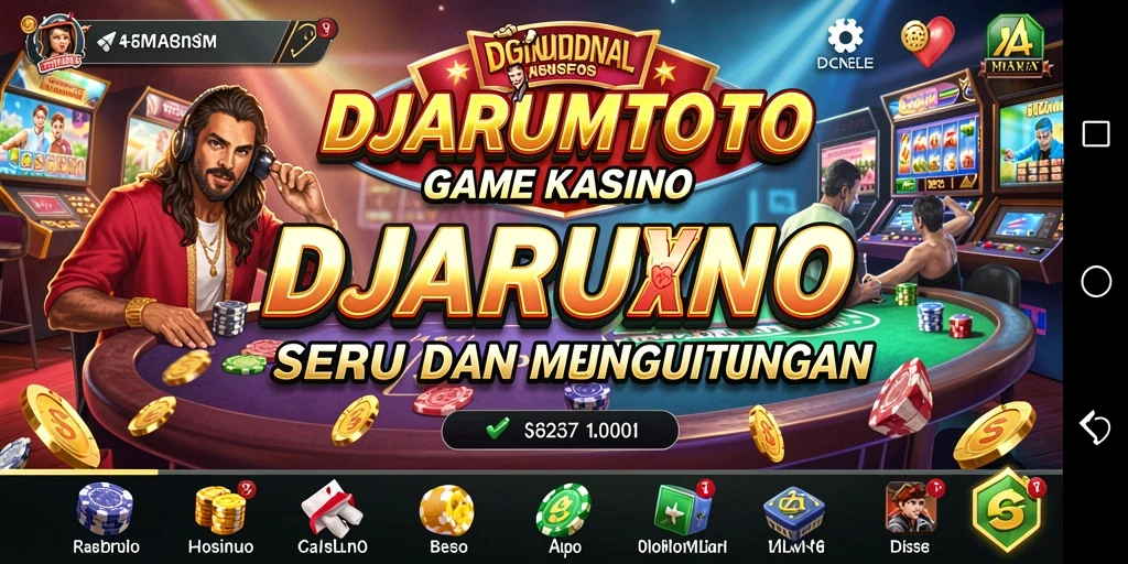 Tampilan gameplay menarik dari <strong>DJARUMTOTO</strong> dengan berbagai pilihan permainan Kasino.