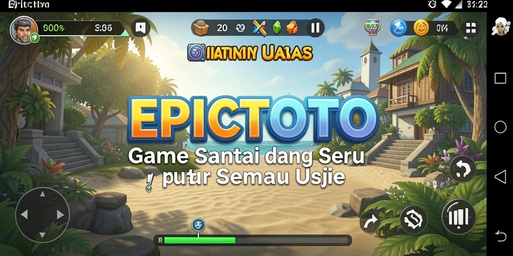 Tangkapan layar EPICTOTO menampilkan gameplay yang santai dan menghibur.