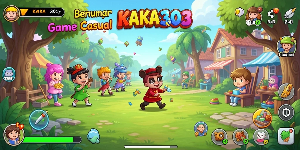 Screenshot menunjukkan antarmuka gameplay KAKA303 yang menarik dan interaktif.