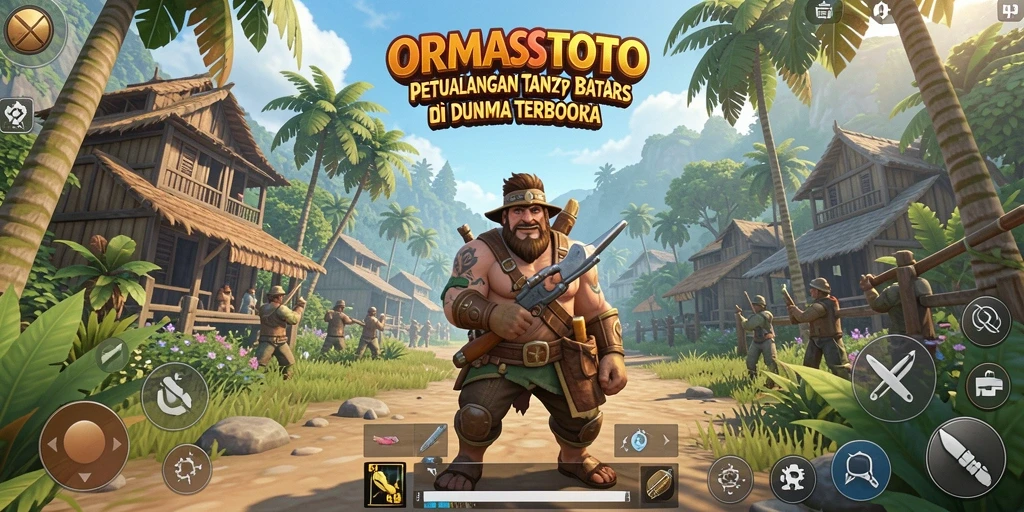 Tangkapan layar menunjukkan petualangan seru di dunia terbuka ORMASSTOTO.