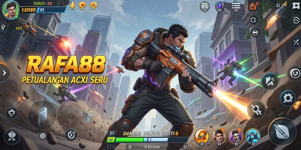 Tampilan gameplay seru RAFA88 yang penuh aksi.