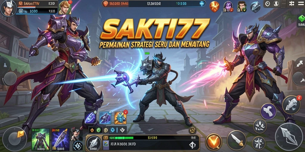 Menampilkan aksi dan strategi mendebarkan dalam SAKTI77.
