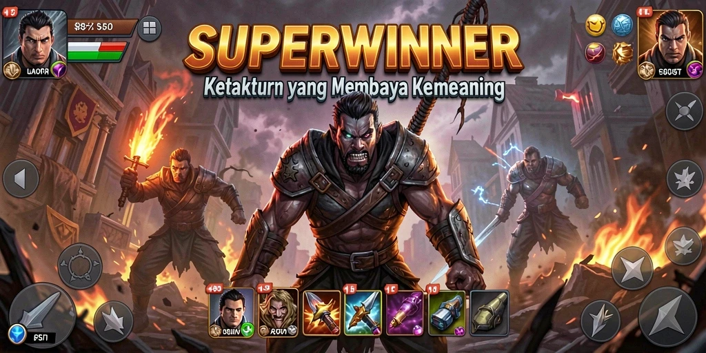 Screenshot gameplay menampilkan suasana Horror yang mencekam.