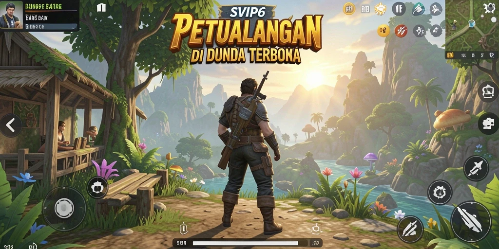 Tampilan gameplay <strong>SVIP6</strong> yang menakjubkan dalam dunia terbuka.