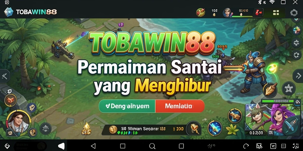 Tampilan gameplay seru dan interaktif dari TOBAWIN88.