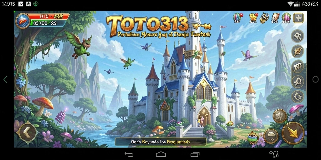 Tampilan gameplay menara pertahanan yang menakjubkan dalam TOTO313.