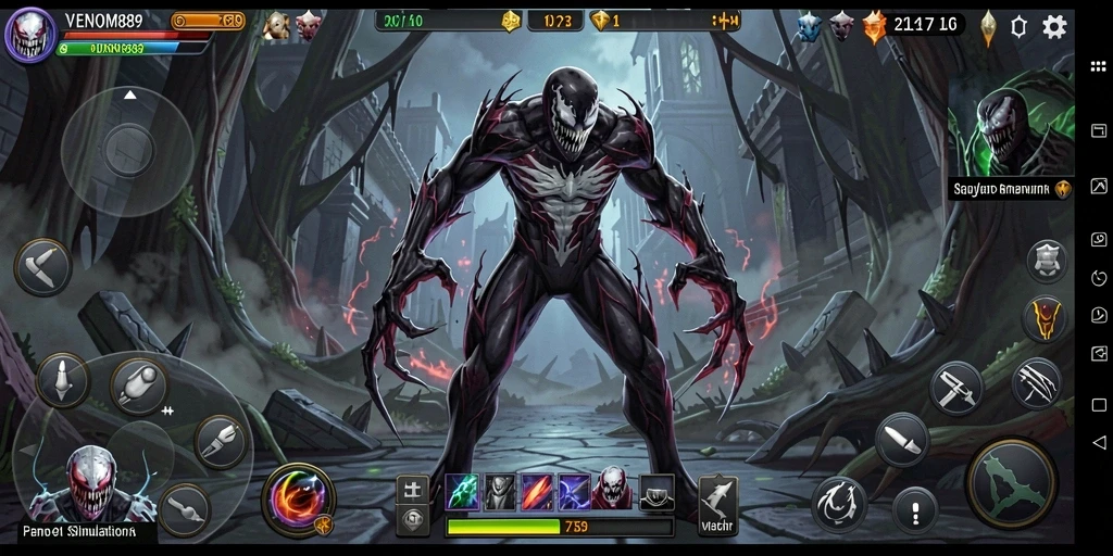 Tampilan gameplay menarik di VENOM889 dengan grafis memukau.
