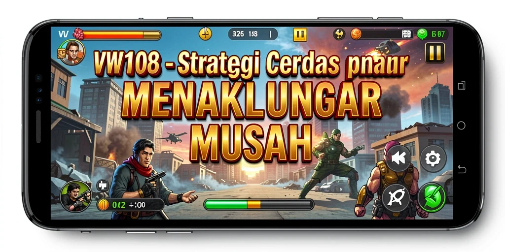 Screenshot VW108 menunjukkan momen menegangkan dalam pertempuran strategi.